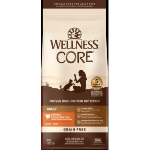 免費試食 ~ Wellness Core original 無穀物 火雞+雞 貓糧 (橙邊)