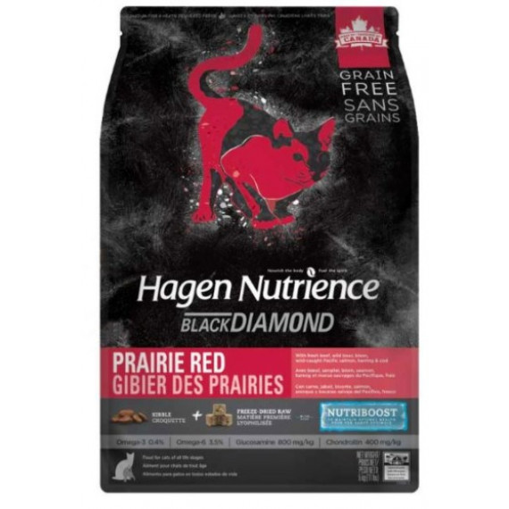 Nutrience Black Diamond 凍乾脫水牛肝 紅肉海魚 (無穀物) 貓糧 5kg #C2592C