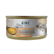 Aime Kitchen滋味嫩雞配鵪鶉蛋 無穀物 貓罐 75g #TQA75-S