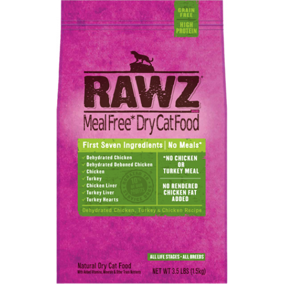 Rawz 全貓乾糧 (脫水雞肉+火雞配方)  7.8磅