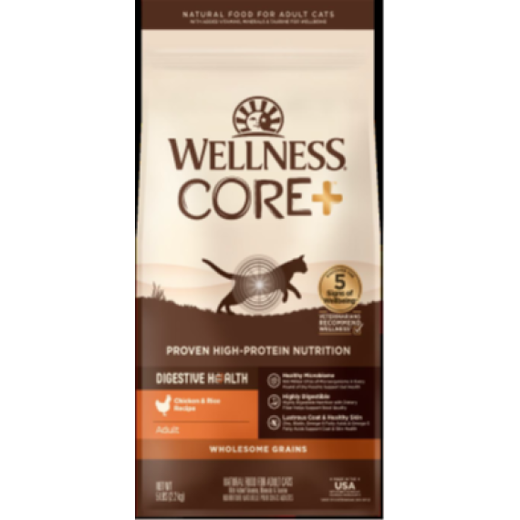 Wellness Core 消化易 嫩雞肉 貓乾糧 5磅