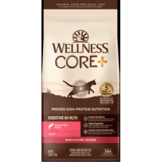 Wellness Core 消化易 三文魚 貓乾糧 5磅