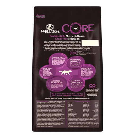 免費試食~ Wellness Core 無穀物 老犬 護養 配方