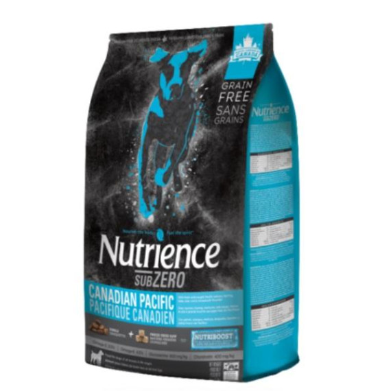 Nutrience Subzero 凍乾鮮三文魚、鯡魚 無穀物 七種魚 全犬糧 10kg #D6223