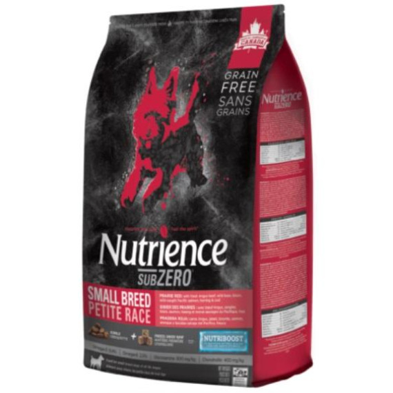 Nutrience Subzero 凍乾鮮牛肝 無穀物 紅肉、海魚 (小型犬) 全犬糧 5kg #D6215