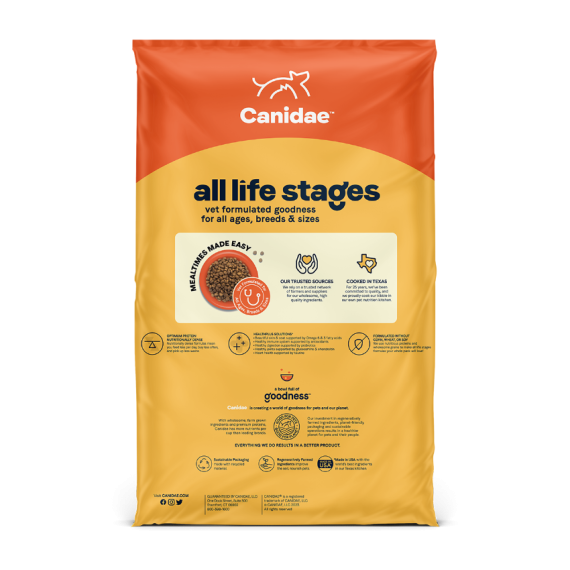 Canidae 卡比 全犬配方 狗乾糧 - 雞肉糙米 40磅