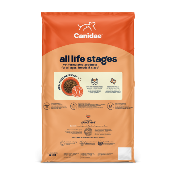 Canidae 卡比 全犬配方 狗乾糧 - 羊肉糙米 5磅