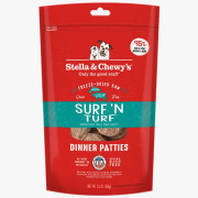 Stella & Chewy's Dinner Patties 凍乾狗糧脫水肉餅 - 海陸佳餚 (牛肉及三文魚肉配方) 14oz