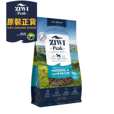 ZiwiPeak 風乾無穀物 狗糧 1kg - 鯖魚及羊肉配方