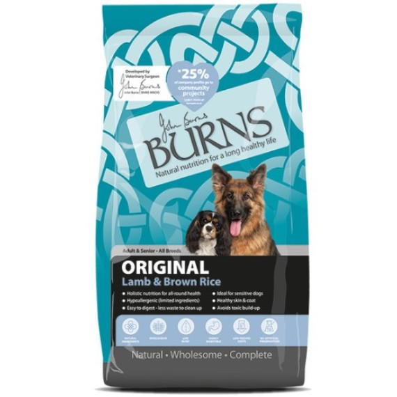 免費試食 ~Burns 羊肉糙米犬隻配方 (藍邊) 