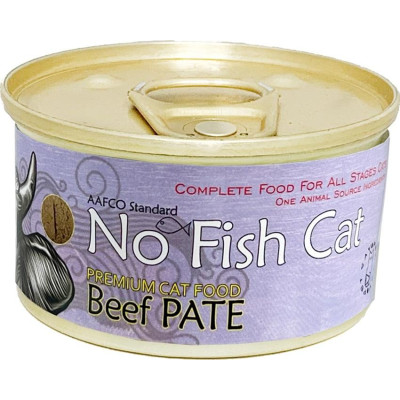 Petsay No Fish Cat 低敏單一蛋白系列 － 牛肉肉醬主食罐 85g