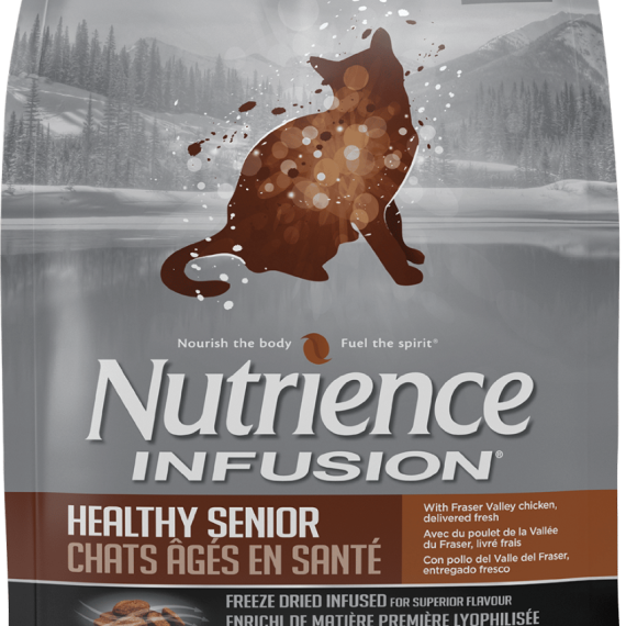 Nutrience Infusion 凍乾外層鮮雞肉 高齡貓配方 貓糧 11磅