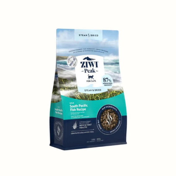 Ziwipeak Steam & Dried 微蒸風乾系列 貓糧 - 野生南太平洋魚 800g